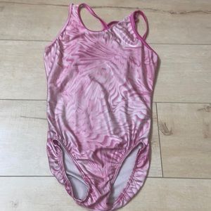 AS pink gymnastics leotard